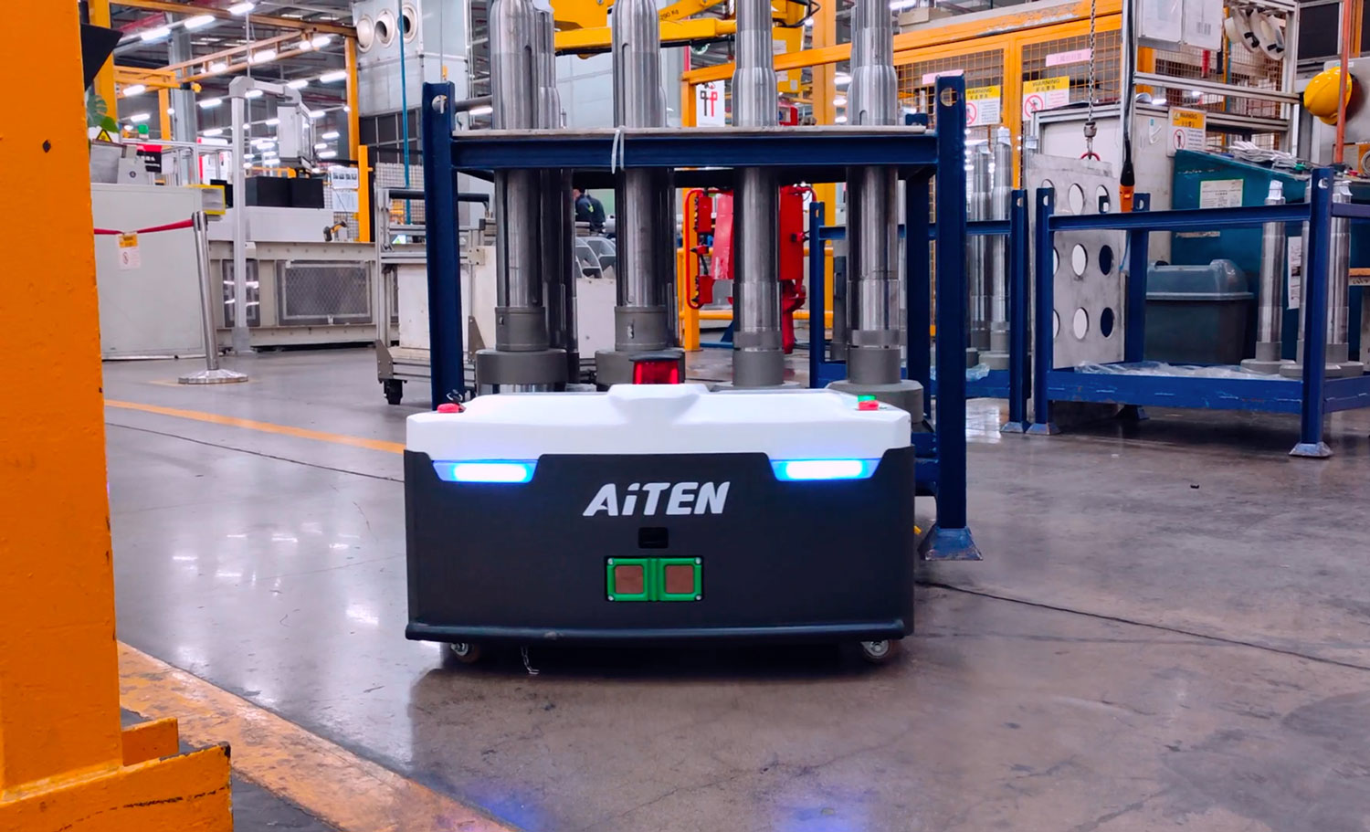 huatihuiAGV机器人助企业复工